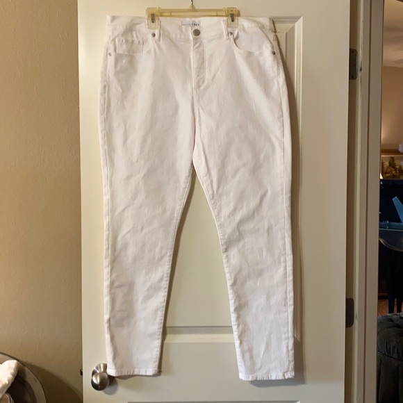 Loft White Jeans Size 14 - Picture 1 of 3